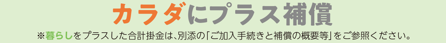 カラダにプラス補償